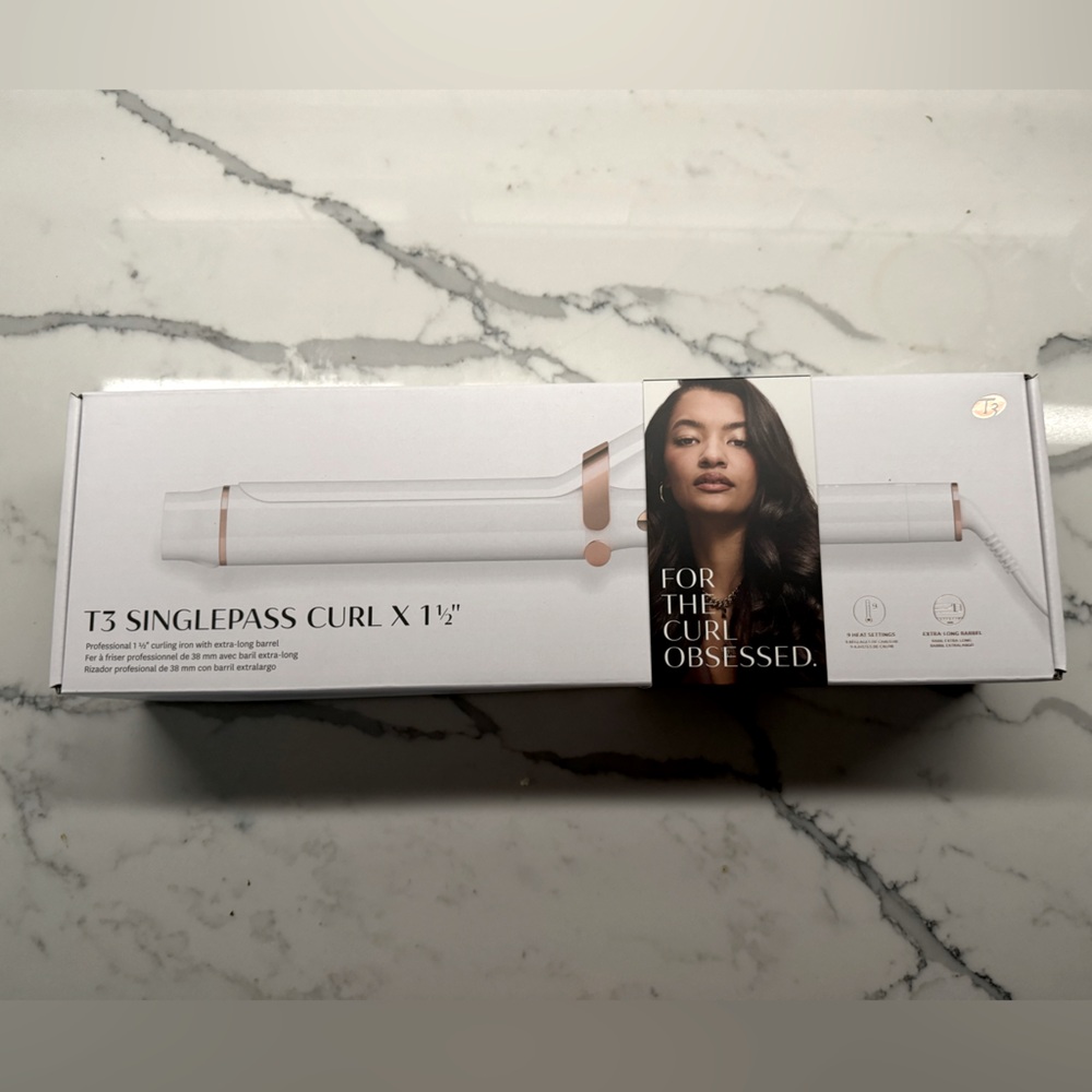 T3 SINGLEPASS CURL X 1½" Professional 1½" curling iron with extra-long barrel